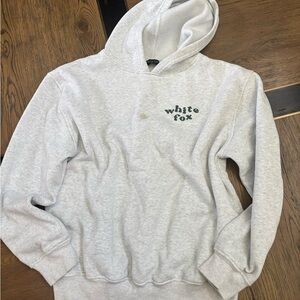 White Fox Gray women’s Hoodie